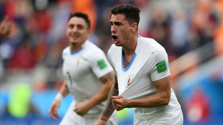 Jose Gimenez scored Uruguay winner against Egypt