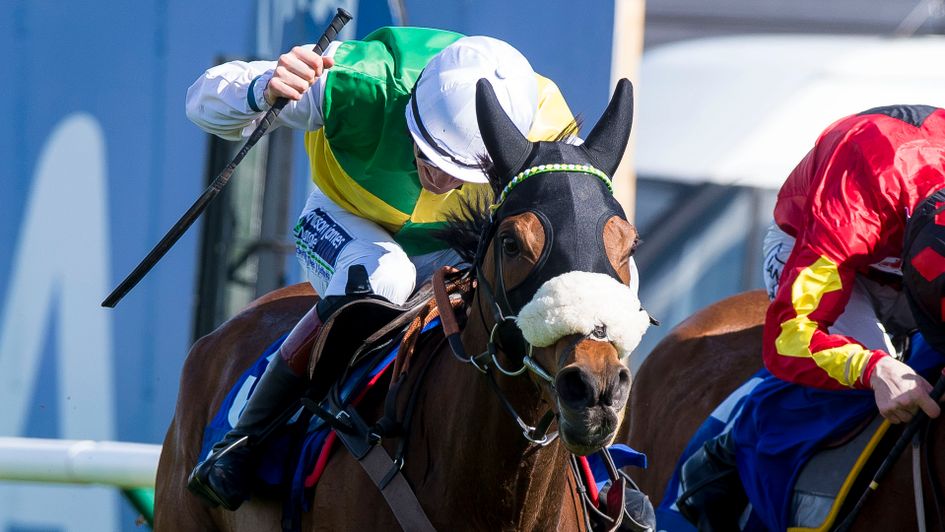 Vicente pictured winning the Scottish National