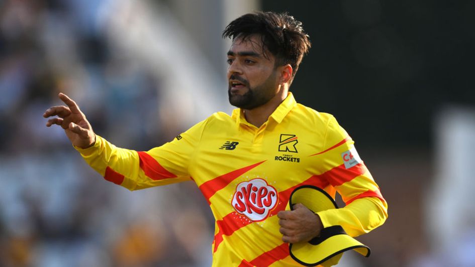 Spinner Rashid Khan is the star man for Trent Rockets