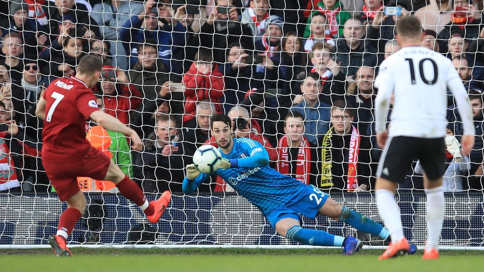 James Milner scores Liverpool's winner