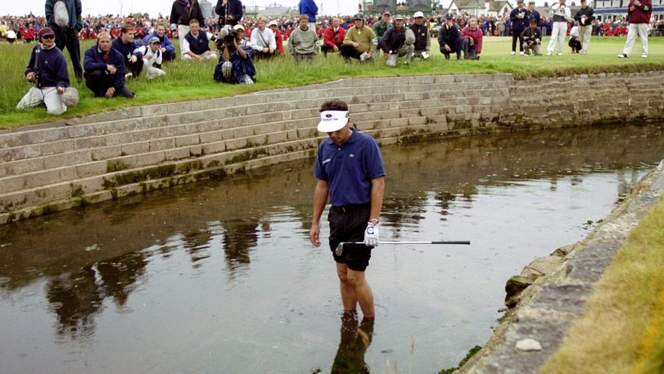 Jean van de Velde in the burn in 1999