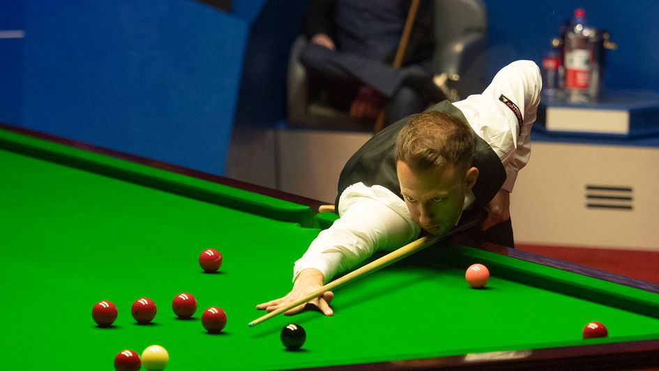 Judd Trump in action in his semi-final win