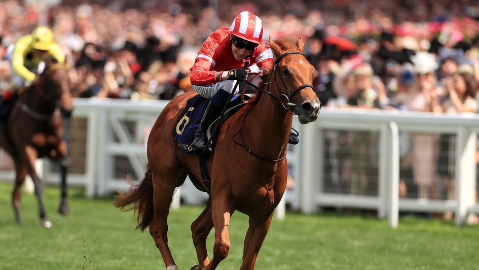 Daahyeh wins the Albany Stakes under David Egan