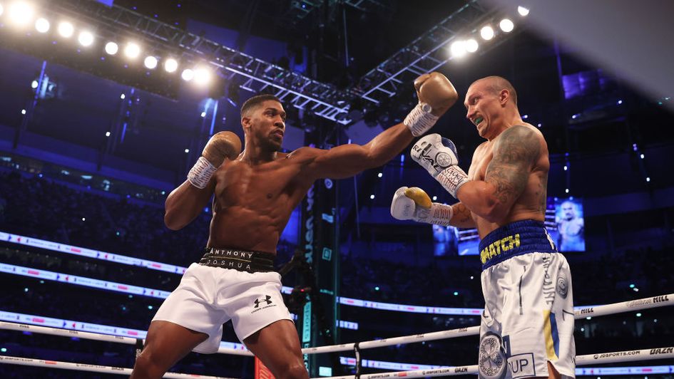 Anthony Joshua unloads