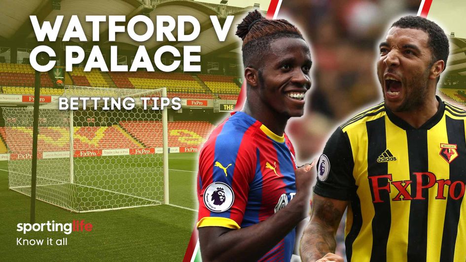 Watford take on Crystal Palace at Vicarage Road in the Premier League