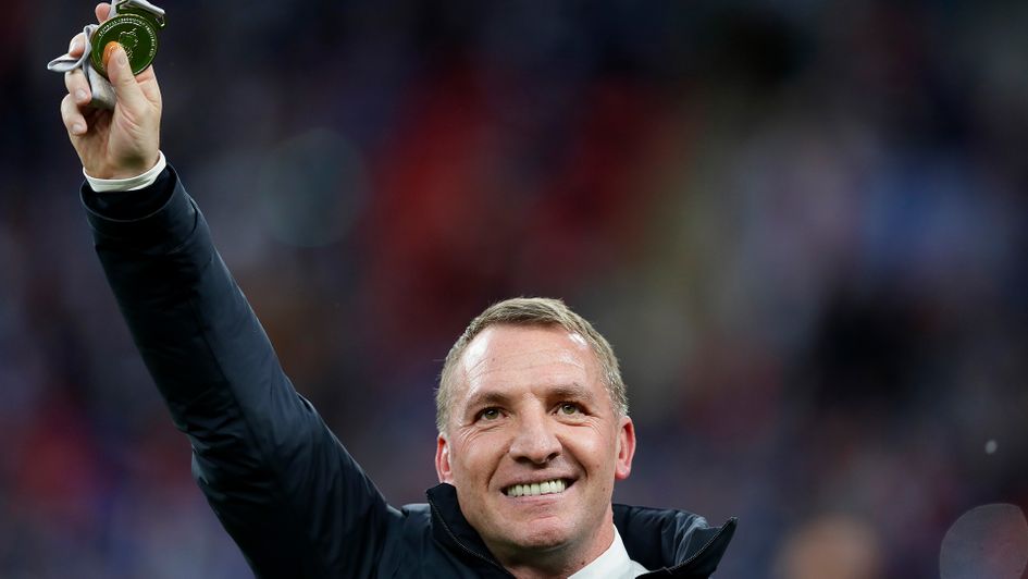 Brendan Rodgers after Leicester's FA Cup success