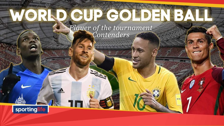 Messi, Neymar and Ronaldo lead the way in the betting for the Golden Ball - but could Pogba spring a surprise?