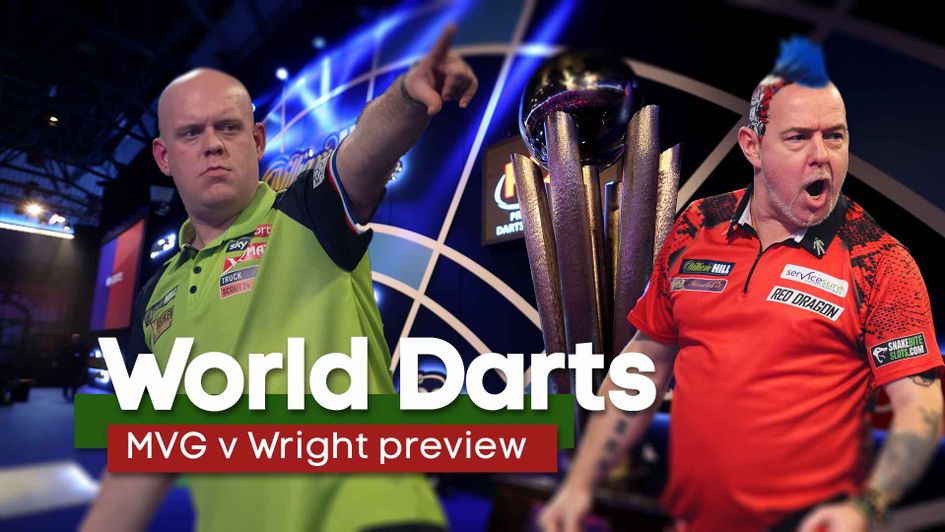 Michael van Gerwen faces Peter Wright in the World Darts Championship final