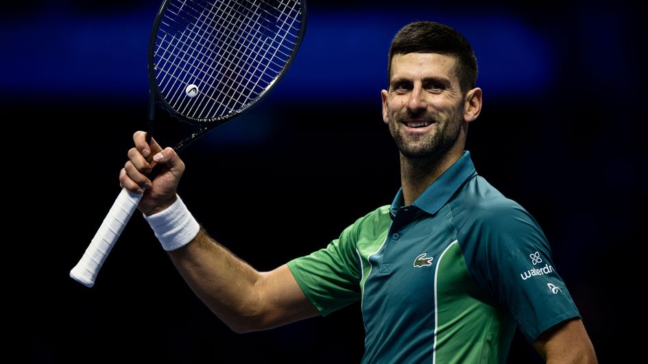 Novak Djokovic is back on court on Tuesday