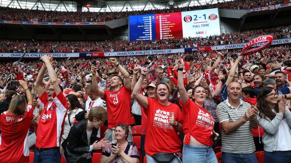 Delight for Charlton fans at full-time