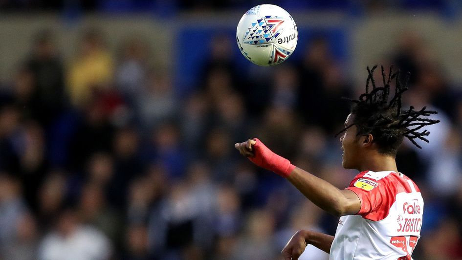 Toby Sibbick in action for Barnsley