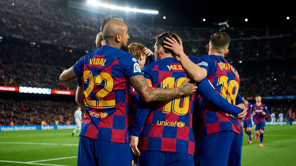 Barcelona celebrate another Messi winner