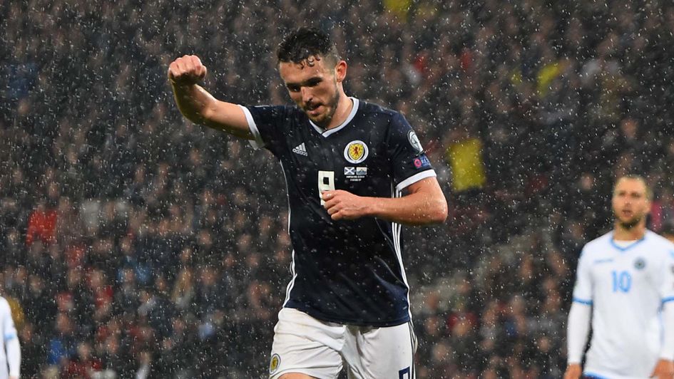 John McGinn scored a hat-trick for Scotland against San Marino