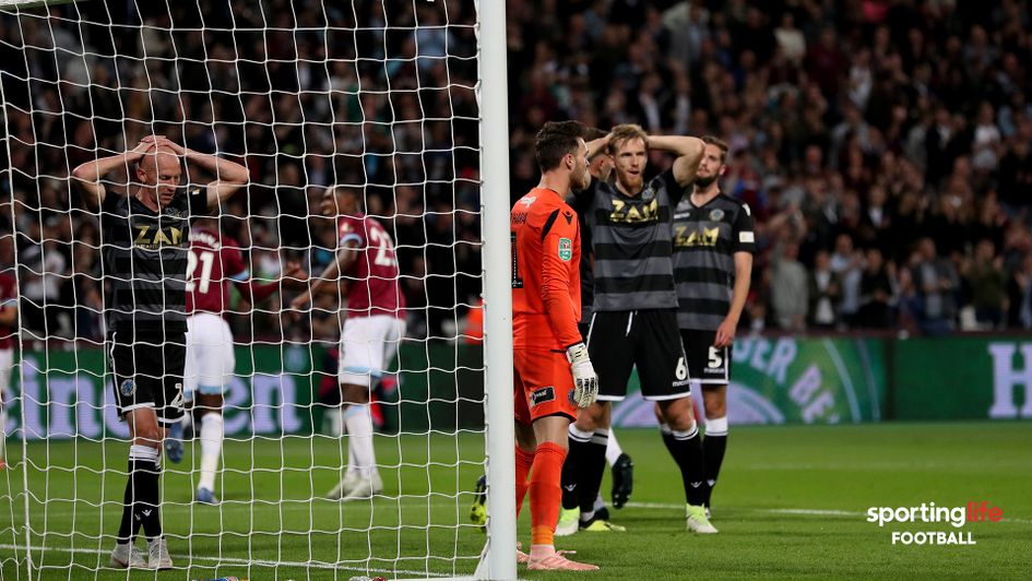 Macclesfield conceded eight goals against West Ham