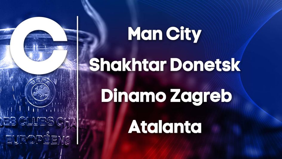 Champions League Group C: Man City, Shakhtar Donetsk, Dinamo Zagreb, Atalanta