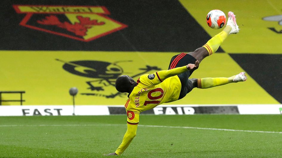 Danny Welbeck: Forward's first Premier League goal for Watford was a stunning bicycle kick against Norwich