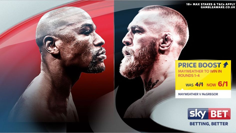 Floyd Mayweather is favourite to beat Conor McGregor