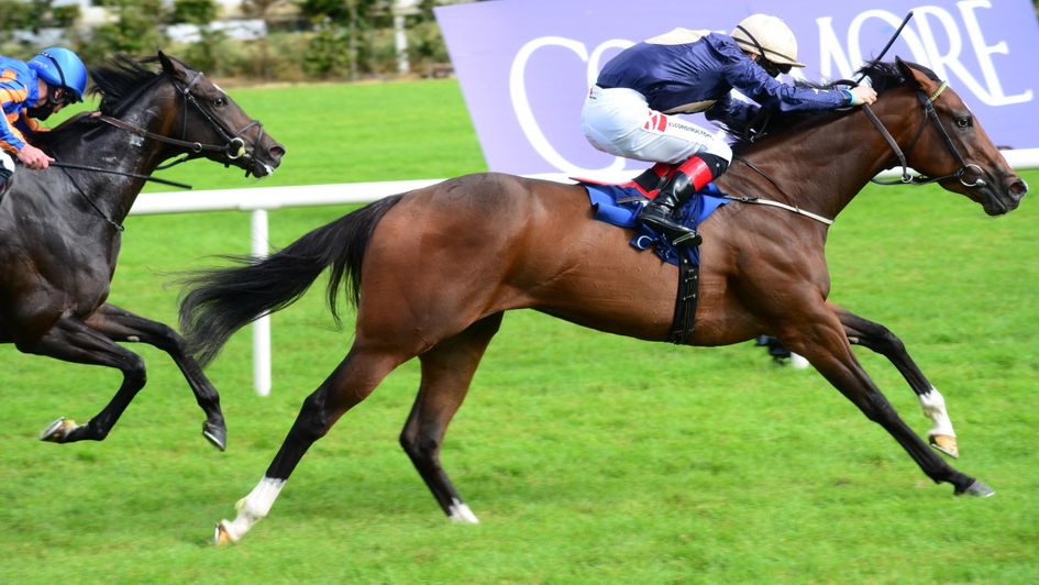Champers Elysees wins the Matron Stakes