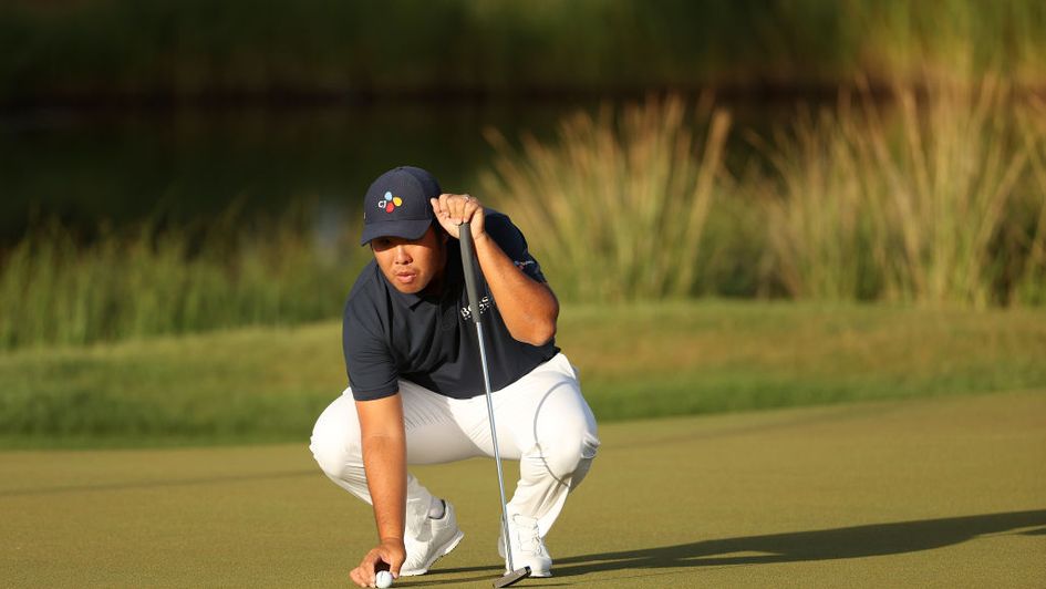 Byeong Hun An can win his three-ball, just as he did on Thursday