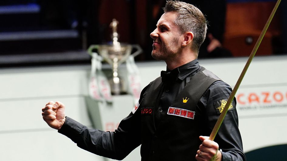 Mark Selby scored a maximum in the Crucible final