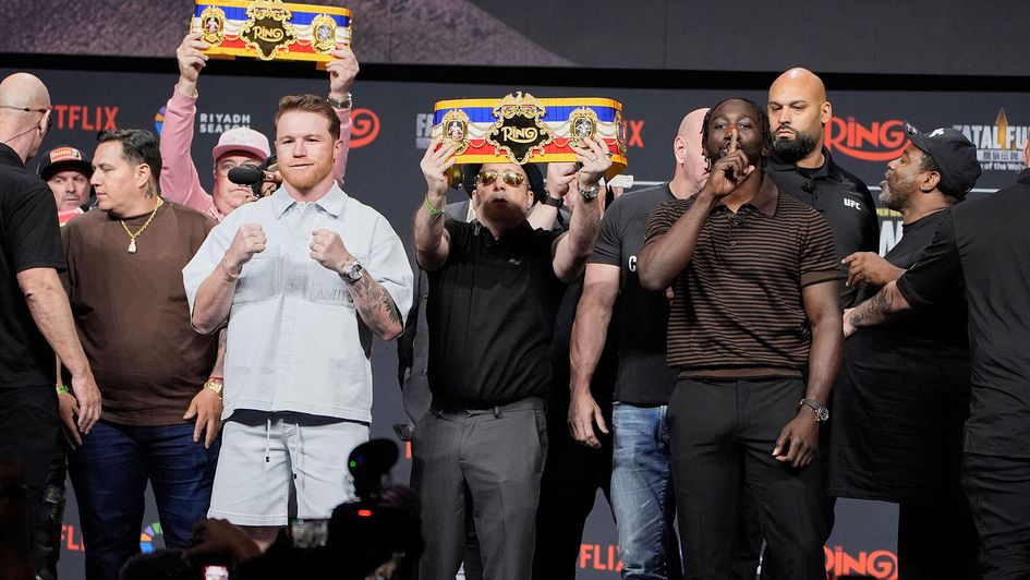 Canelo Alvarez and Terence Crawford