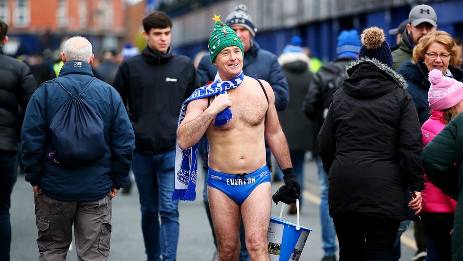 Everton fan Speedo Mick