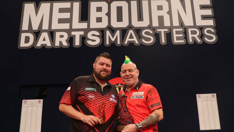 Peter Wright beat Michael Smith to win the Melbourne Darts Masters (Pic: PDC/Ian Curry)
