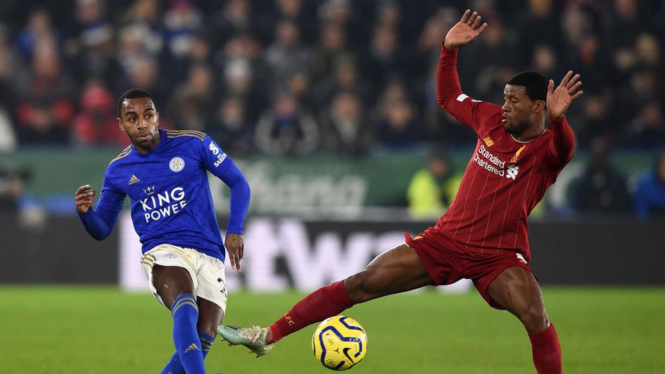 Action from the King Power Stadium