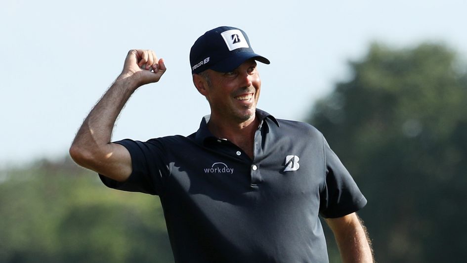 Matt Kuchar celebrates