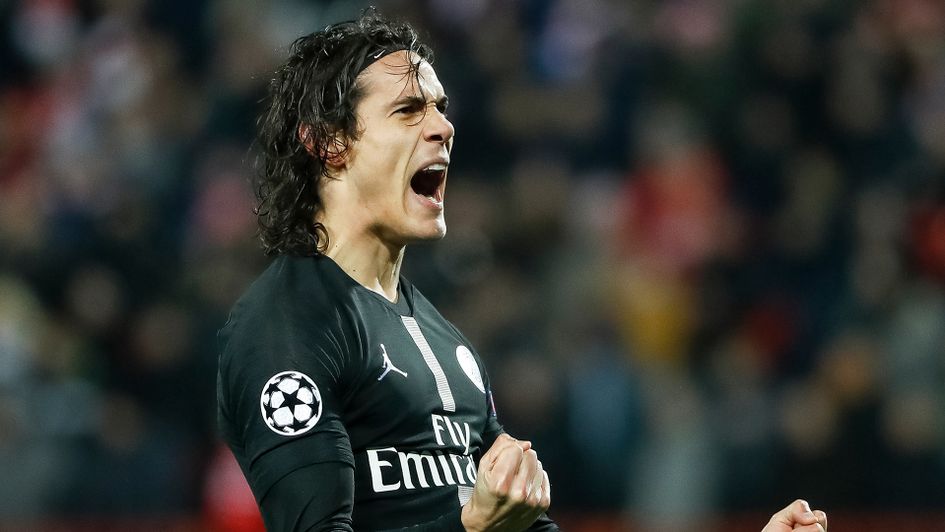 PSG forward Edinson Cavani