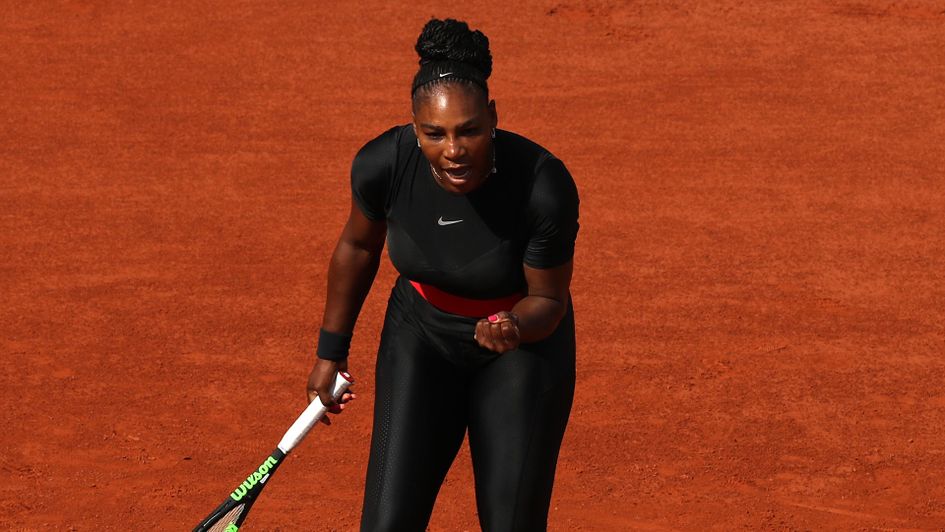 Serena Williams at the French Open