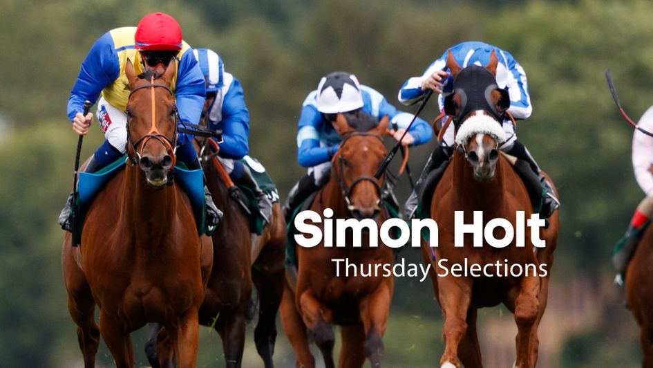 Simon fancies Via Serendipity (red cap) on Thursday